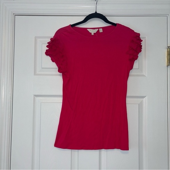 Ted Baker Blere Floral-Appliqué Tee - Picture 6 of 7